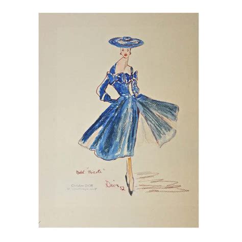 early dior sketches|christian dior sketches for sale.